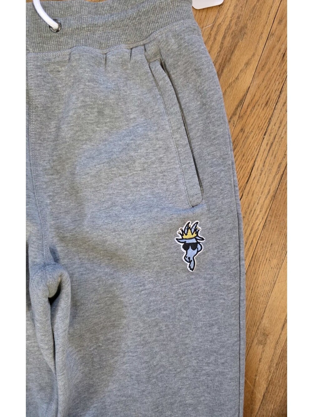 Mens Medium Goat Gray Sweatpants - Picture 3 of 4
